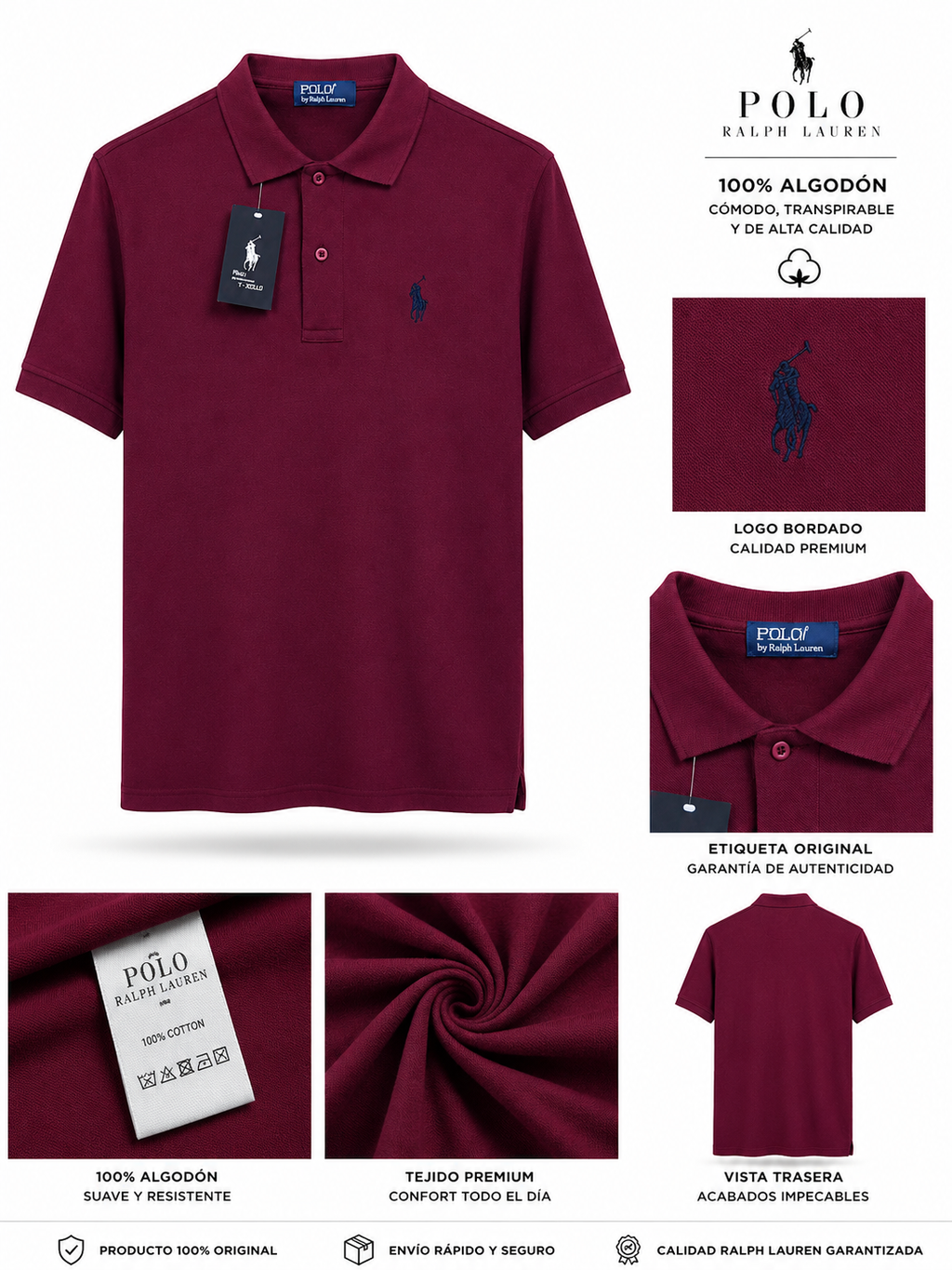 Polo Ralph Lauren Burdeos